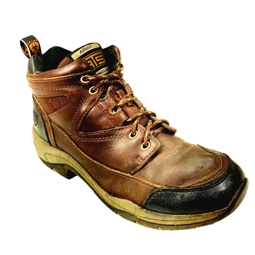 Ariat Leather Hiking Boots ATS Terrain Endurance 8.5 Womens Brown Work Outdoor